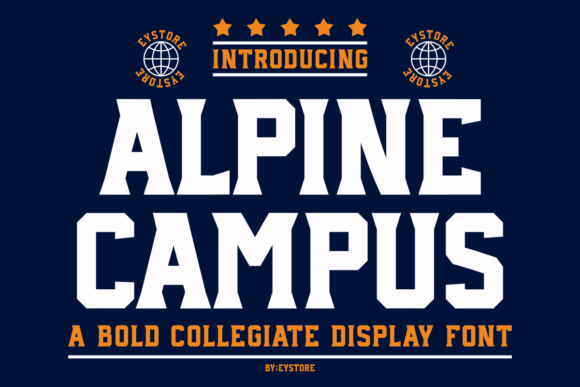Alpine Campus: A Typeface That Captures Varsity Spirit