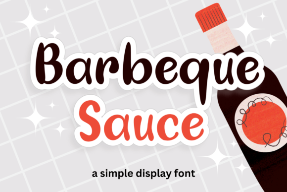 Barbeque Sauce: A Playful Display Font for Creative Projects