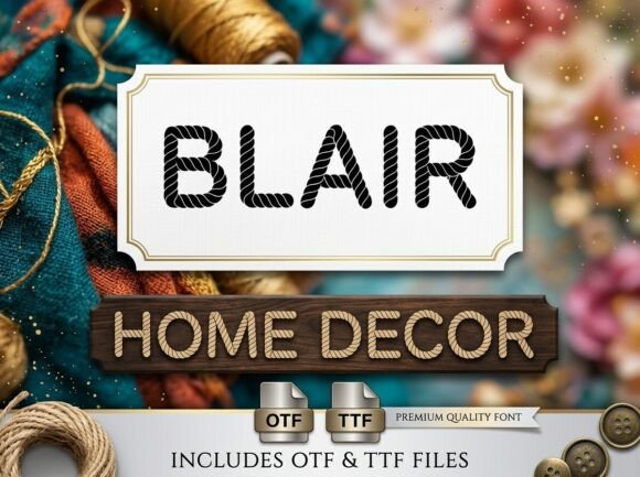 Blair: The All-Caps Display Typeface for Unforgettable Branding