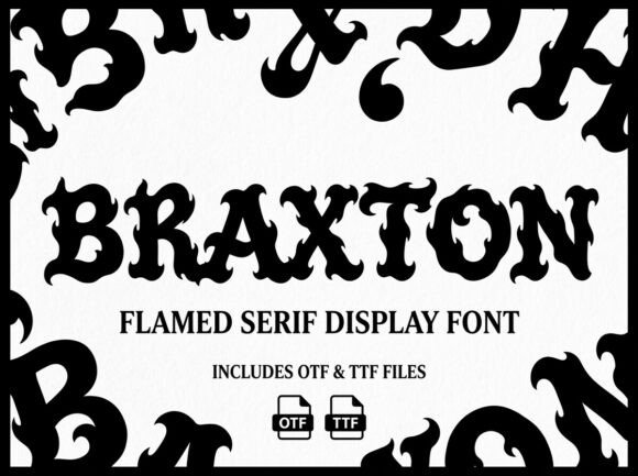 Braxton: A Display Font for Bold Visual Statements