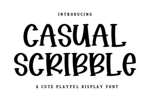 Casual Scribble: A Font That Feels Like a Friendly Doodle