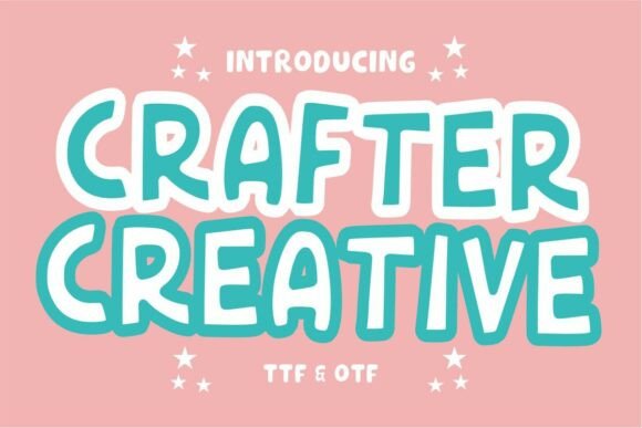 Crafter Creative: The Playful Typeface for Handmade Brands