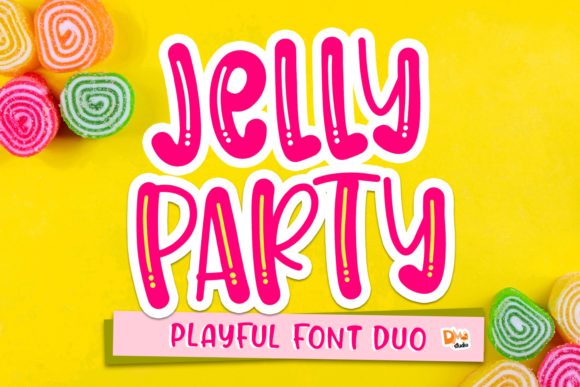 Jelly Party: The Font That Brings a Burst of Joy to Your Designs