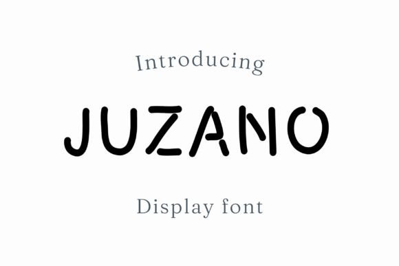 Juzano: The Handwritten Display Font That Feels Like a Conversation