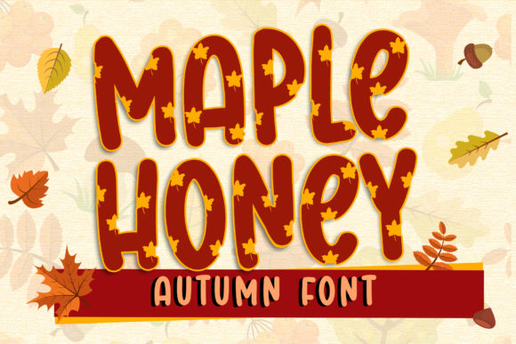 Maple Honey: The Chunky Display Font That Feels Like a Warm Hug