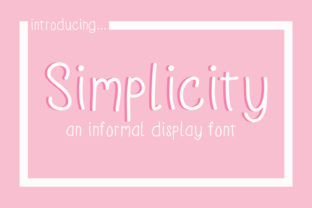 Simplicity: The Display Font That Does More With Less