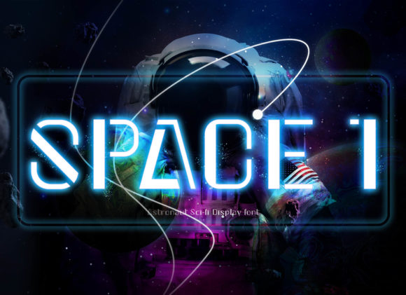 Space 1: A Futuristic Display Font for Bold Branding