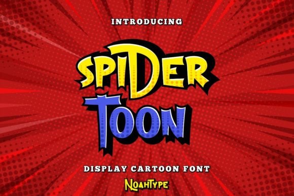 Spider Toon: A Playful Font for Branding & Creative Projects