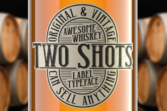 Two Shots: The Vintage Font with Modern Design Impact
